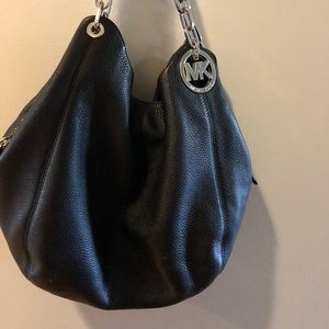 Michael Kors leather shoulder bag